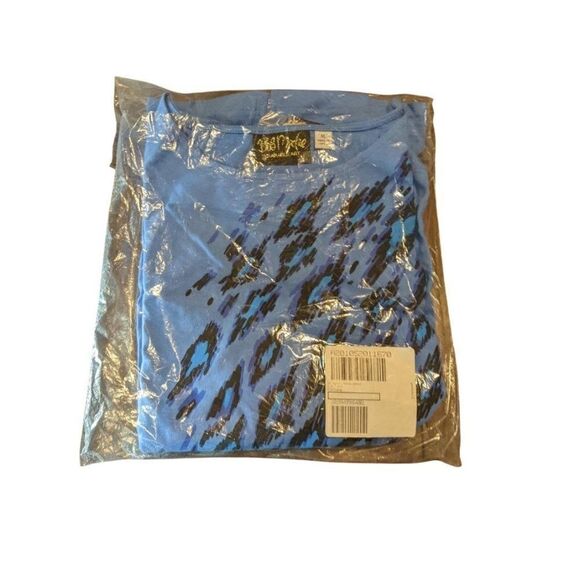 🆕NWT BOB MACKIE WEARABLE ART FANTASY LEOPARD - BLUE - XL - Picture 6 of 8